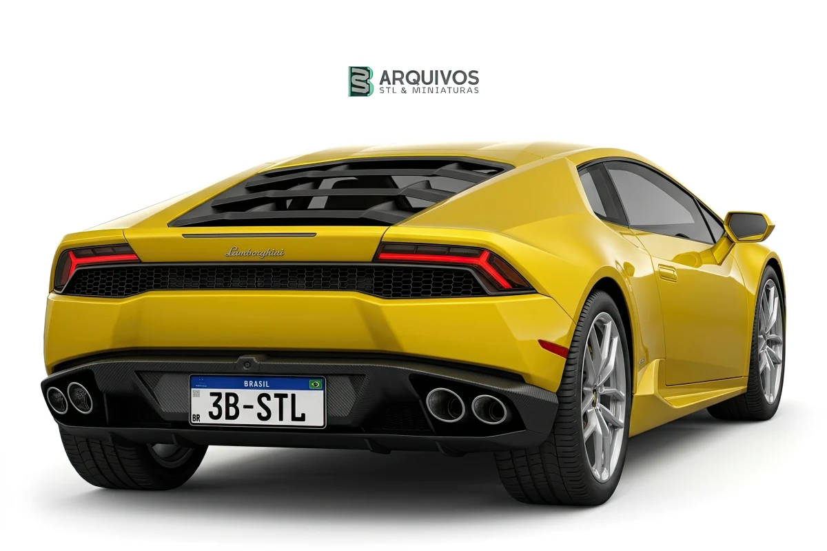 Modelo 3D STL - Lamborghini Huracan LP610-4 2015 — foto 4
